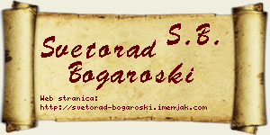 Svetorad Bogaroški vizit kartica